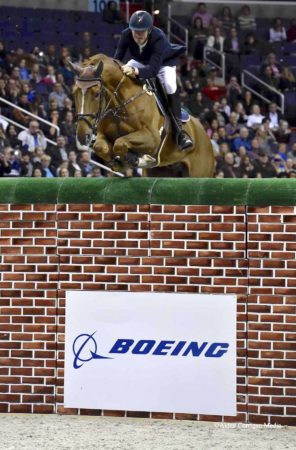 Jos Verlooy and Sunshine in the Puissance. (©Alden Corrigan)