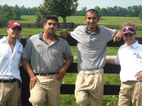 Being a team player, even if it meant wearing these god awful man shorts.